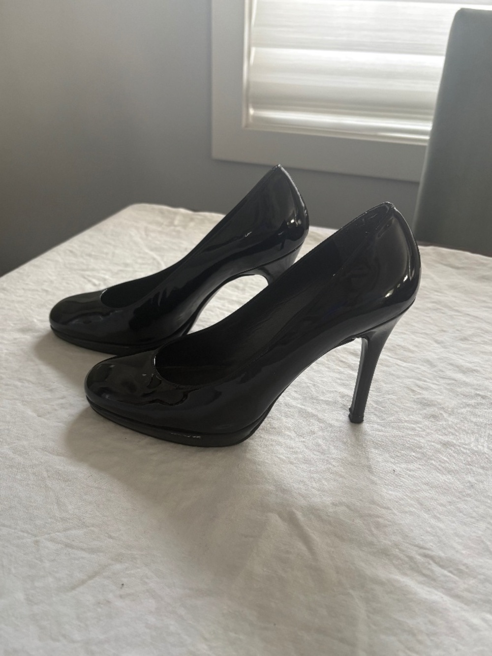 Stuart Weitzman Platswoon Pumps Black Patent